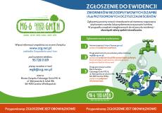 Ulotka zgłoszenie do ewidencji zbiorników bezodpływowych i/lub poś